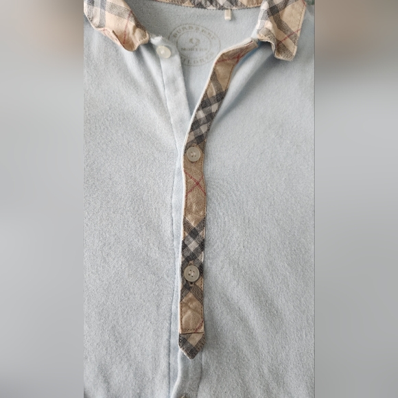 Authentic BURBERRY CHILDREN SET 9M - LIGHT BLUE - Picture 6 of 6